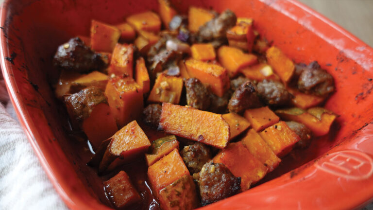 Roasted Lamb and Kabocha Squash